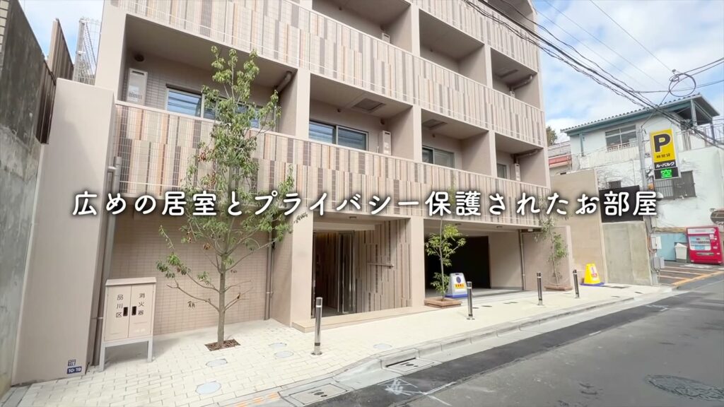 白金台の1K 1Kの外観