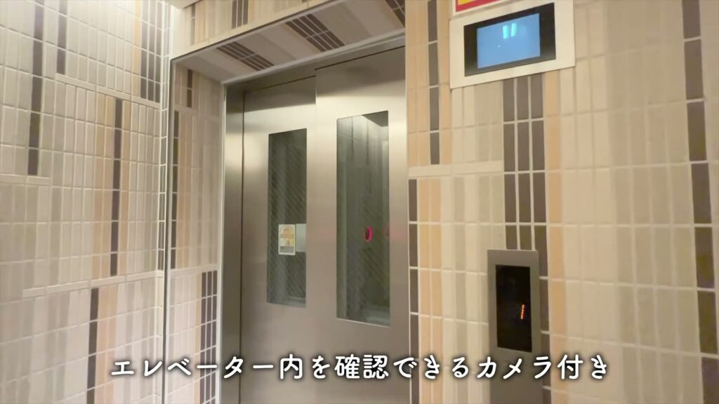白金台の1K 1Kのエレベーター