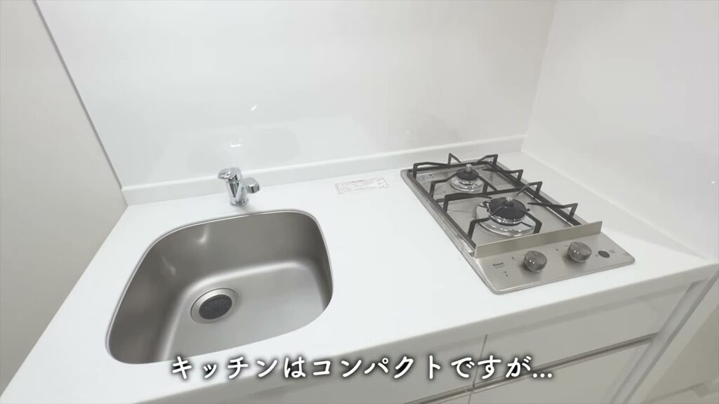 白金台の1K 1Kのキッチン