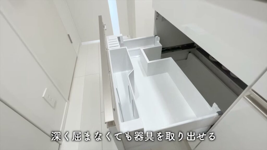 白金台の1K 1Kの引き出し収納