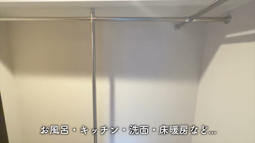 オーパスレジデンス武蔵小山 1LDKのWICの内部