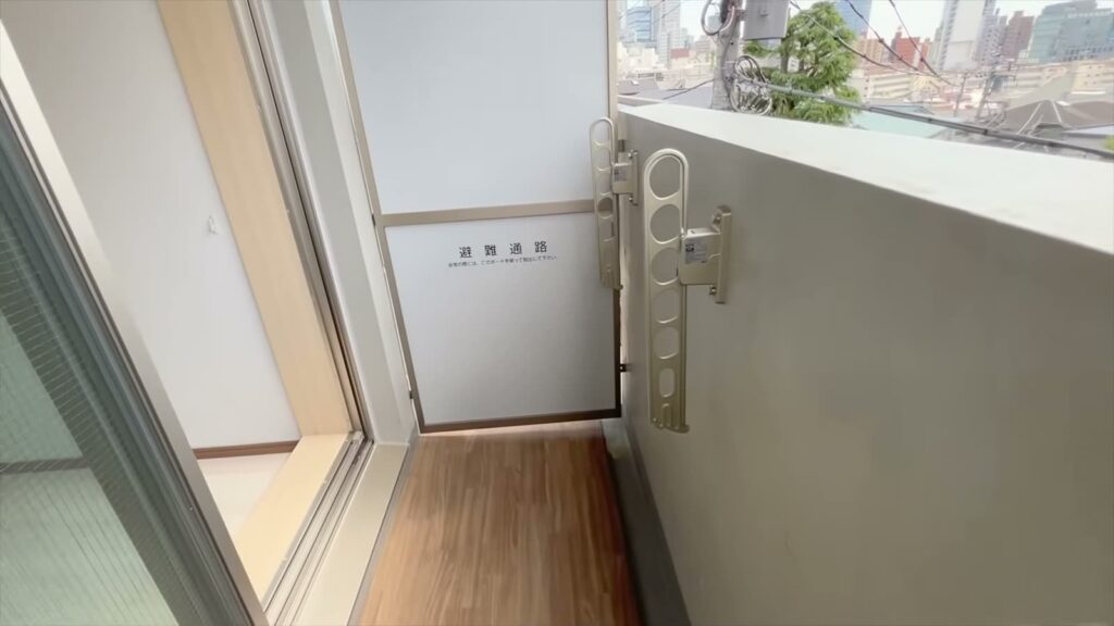 目黒区の1LDK 1LDKの避難通路
