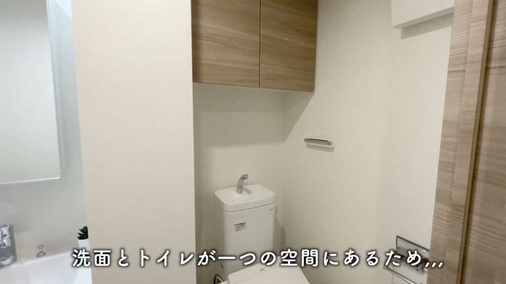 ラフィスタ品川戸越 1DKのトイレの吊り戸棚