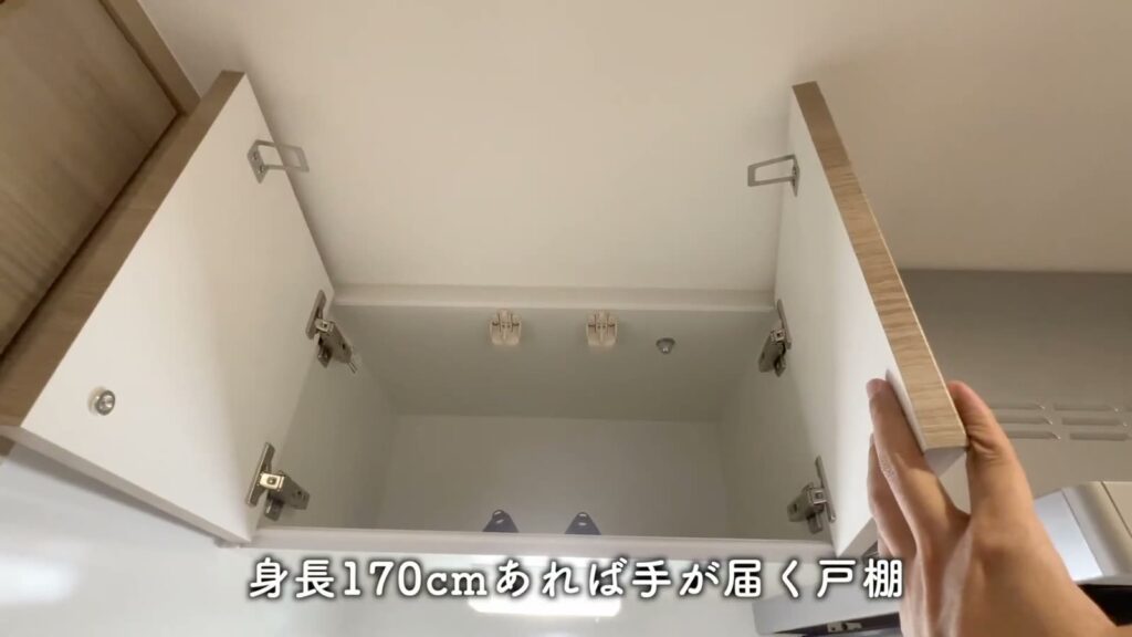 ラフィスタ品川戸越 1DKの吊り戸棚