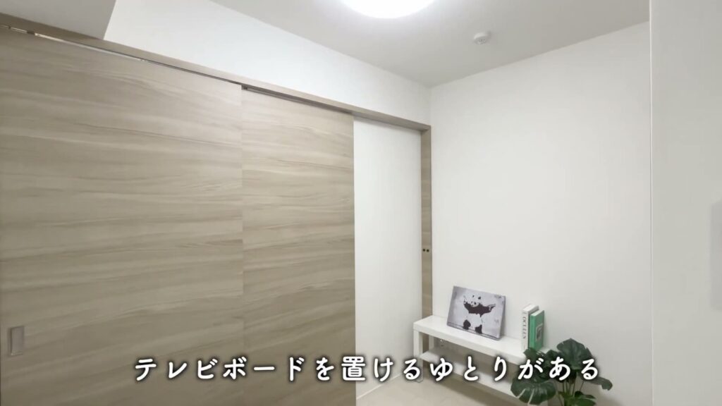 ラフィスタ品川戸越 1DKのテレビボード置き場