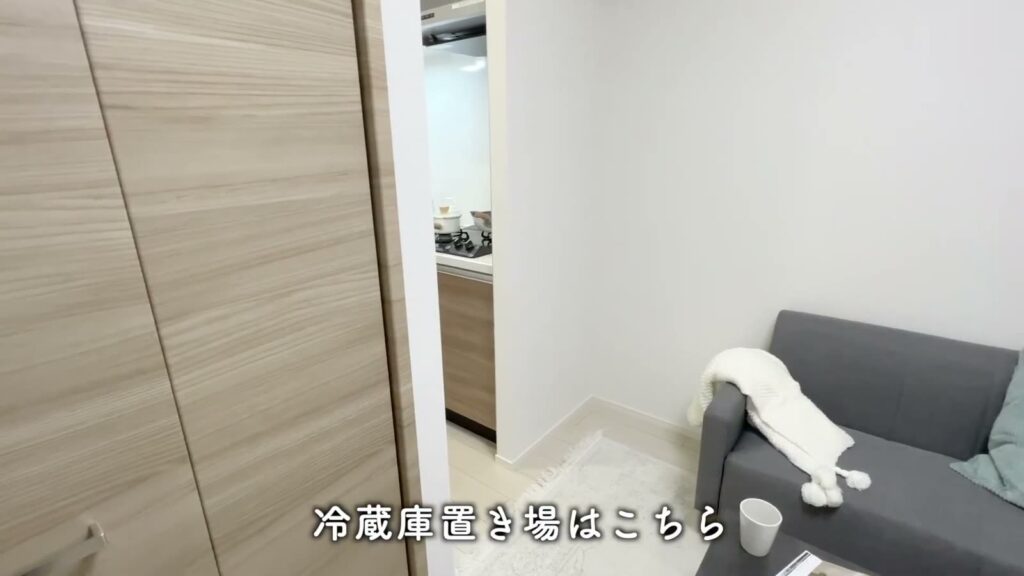 ラフィスタ品川戸越 1DKの冷蔵庫置き場