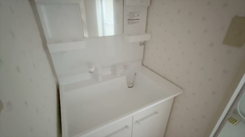1LDKの洗面台