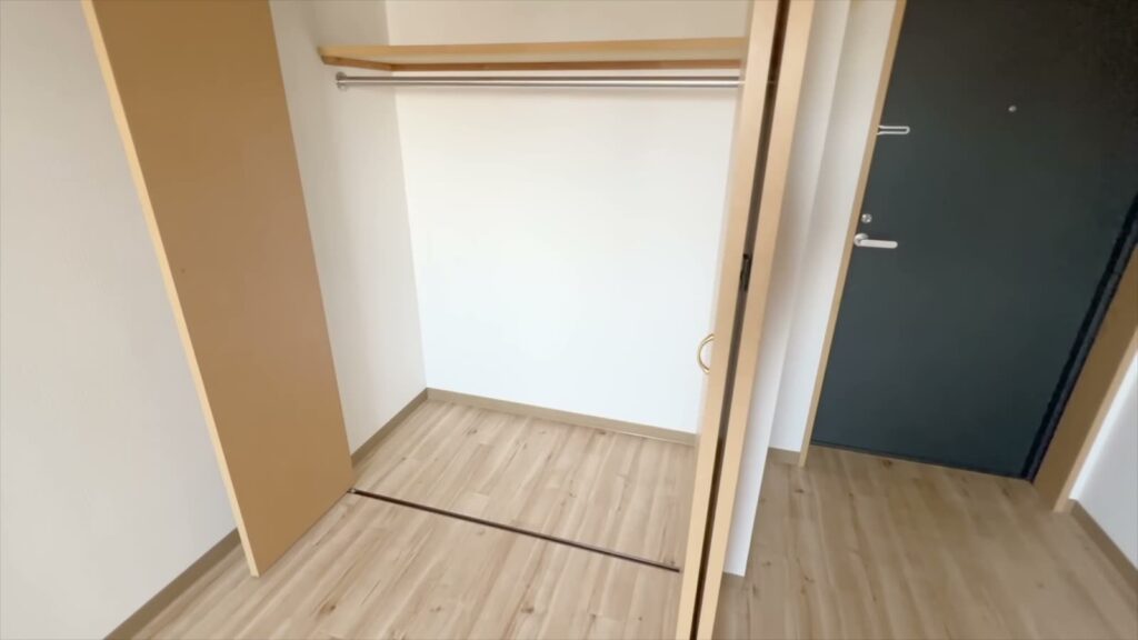 1LDKのクローゼット