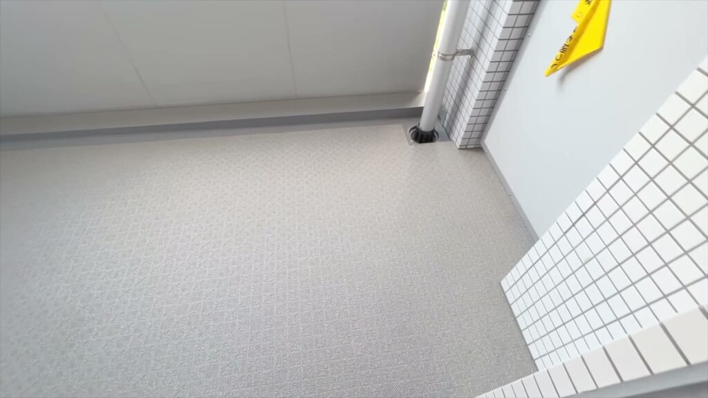 1LDKのベランダ