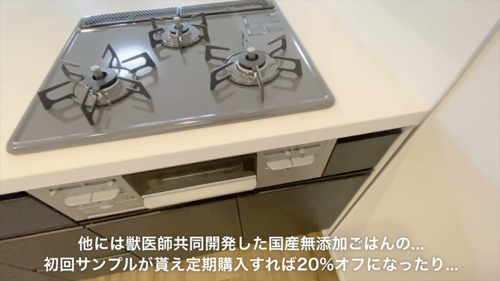イヌネコヒルズ 1LDKのコンロ