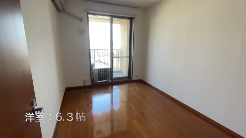 百道タワー（THE MOMOCHI TOWER） 3LDKの洋室6.3帖