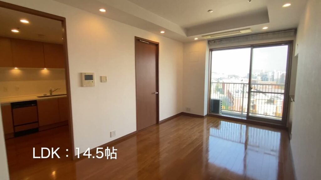 百道タワー（THE MOMOCHI TOWER） 3LDKのLDK14.5帖