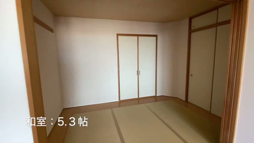 百道タワー（THE MOMOCHI TOWER） 3LDKの和室と押入れ