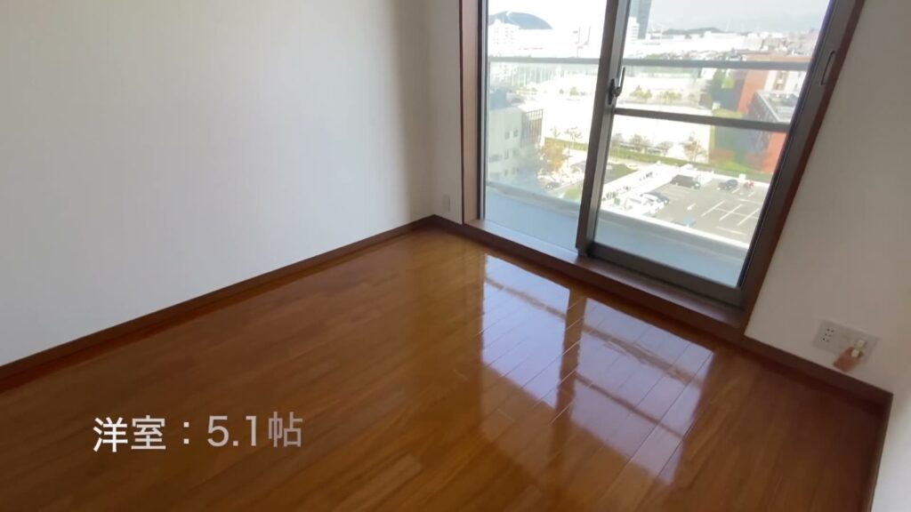 百道タワー（THE MOMOCHI TOWER） 3LDKの洋室5.1帖