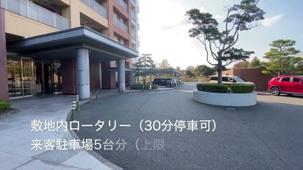 百道タワー（THE MOMOCHI TOWER） 3LDKの敷地内ロータリー