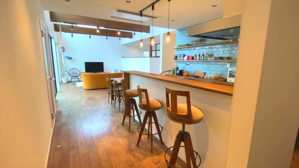リブワークの平屋（スザンヌさんプロデュース） 平屋のカウンター席