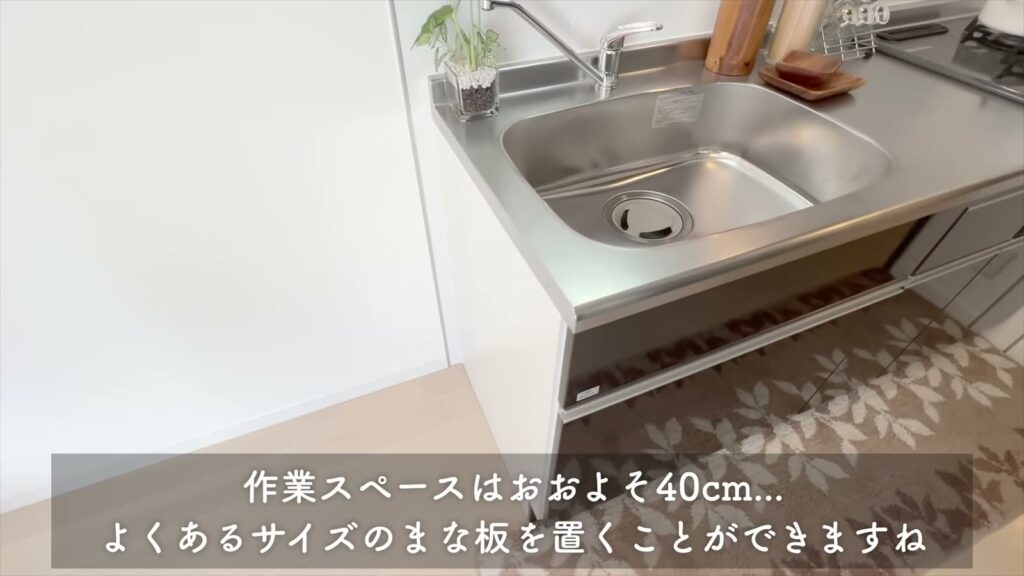 1LDKのルーフバルコニー付き物件 1LDKのシンク