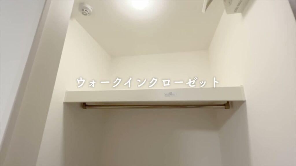 東広島市の1LDK 1LDKのWICの奥