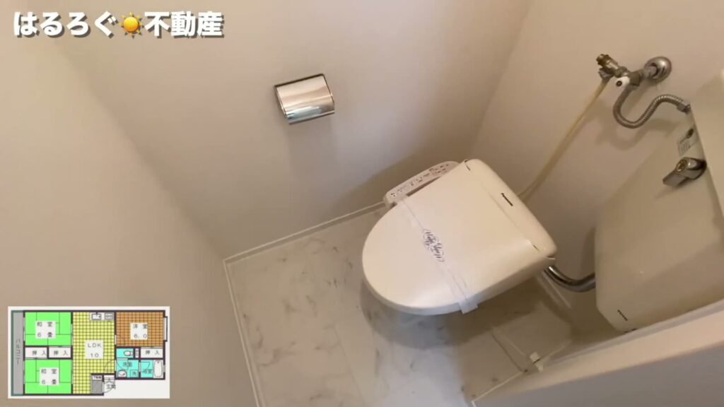 鴨原マンション 3LDKのトイレ