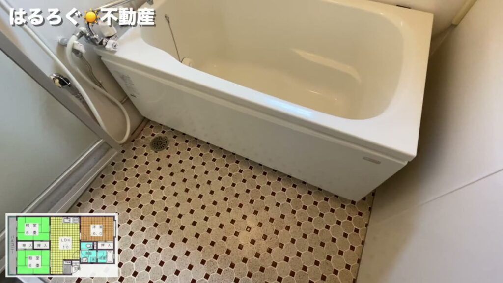 鴨原マンション 3LDKの浴槽