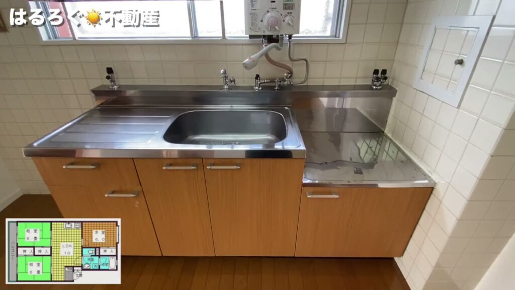 鴨原マンション 3LDKのシンク