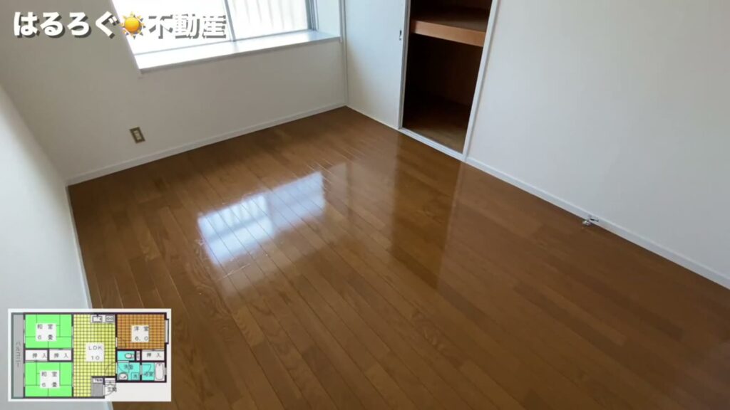 鴨原マンション 3LDKの洋室