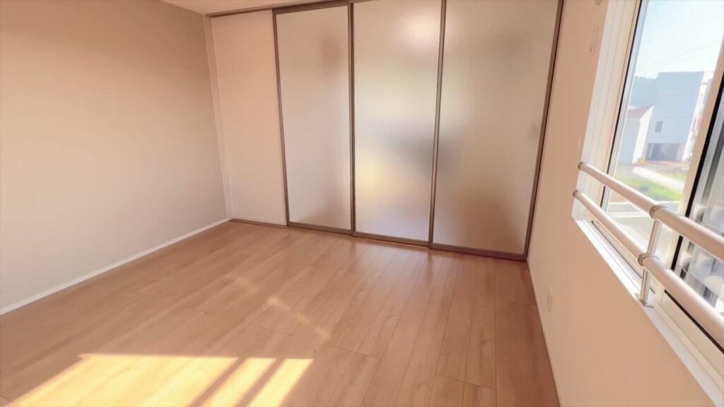 福山市の1LDK 1LDKの洋室の窓