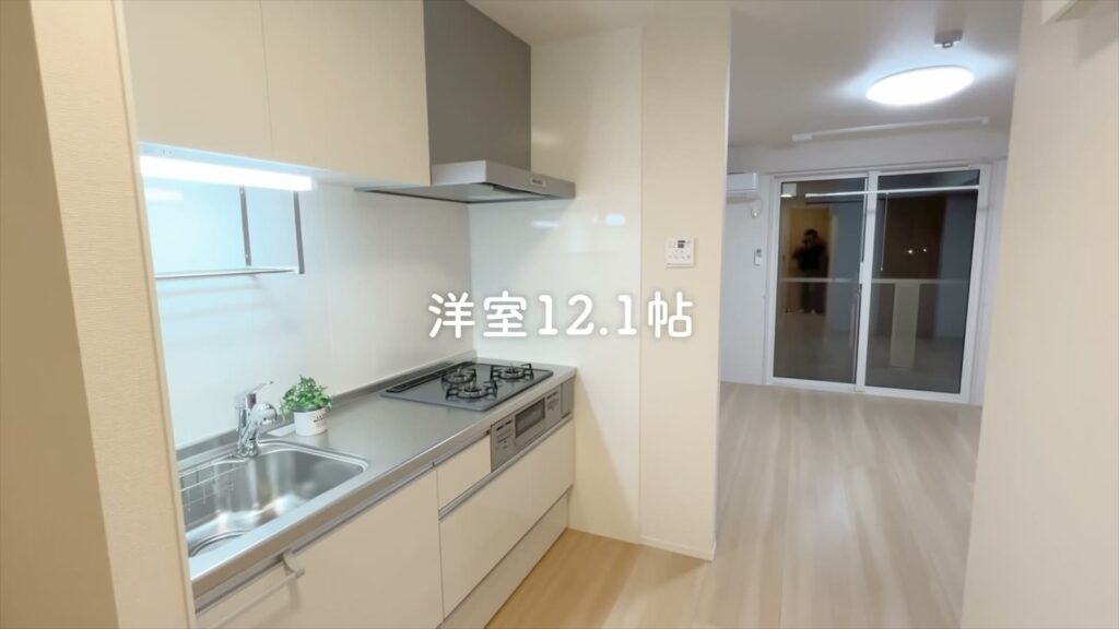 東広島市のワンルーム ワンルームのキッチン