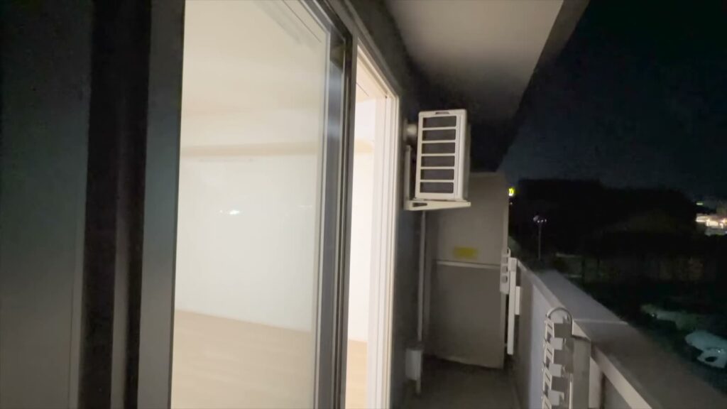 東広島市のワンルーム ワンルームのバルコニー