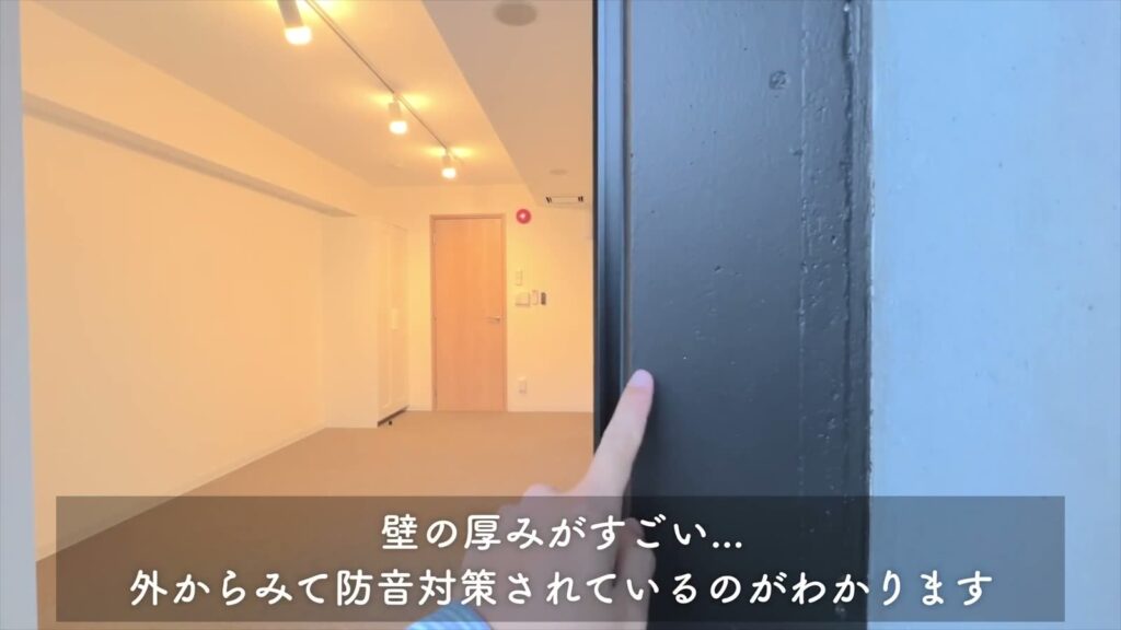 MAISON LE REVE KANNAI 1SKの外から見た壁