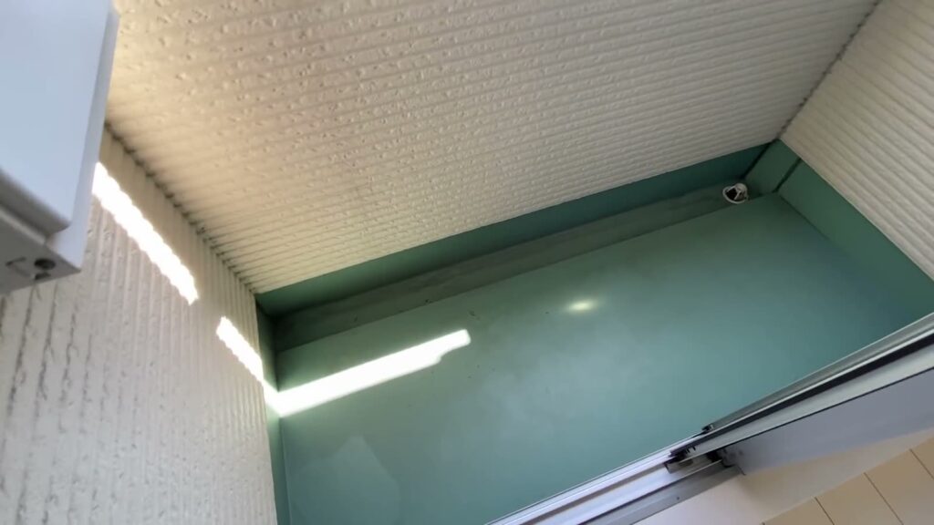 1LDKのバルコニーの床