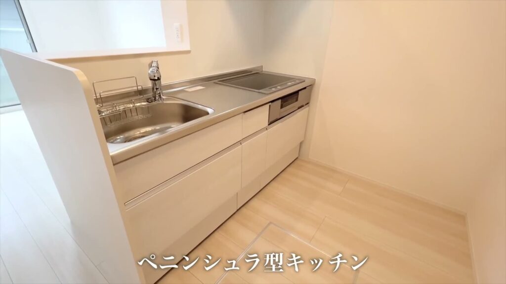 1LDKのペニンシュラ型