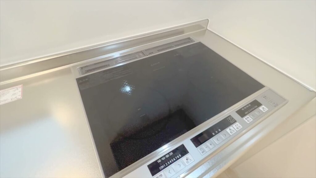 1LDKのIHコンロ