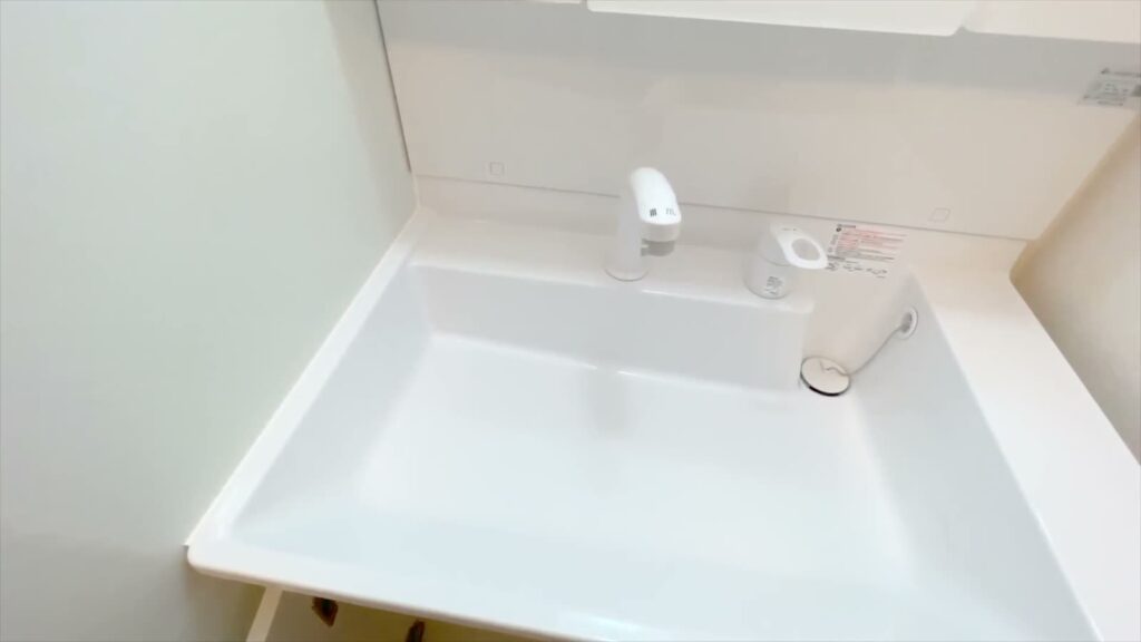 1LDKの洗面ボウル