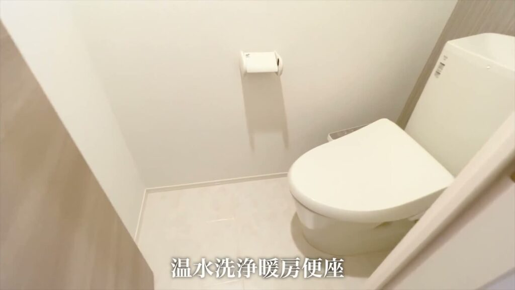 1LDKのトイレ