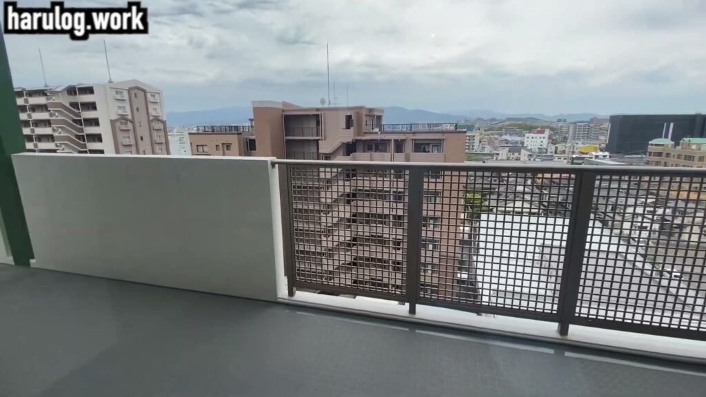 ファーネスト東那珂 3LDKのバルコニーからの眺め