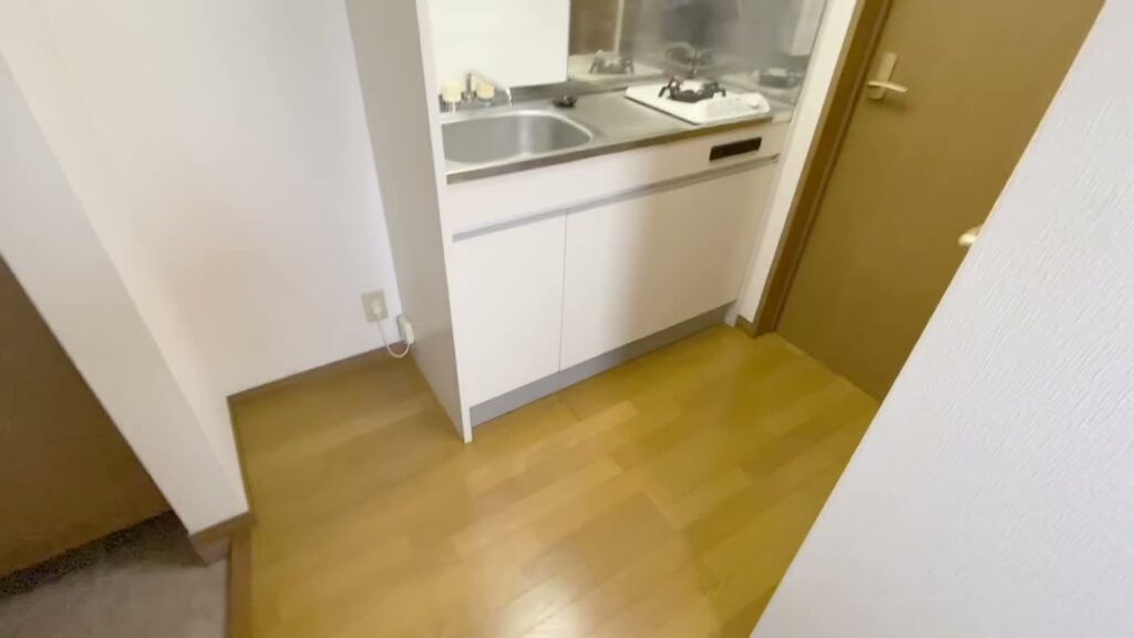 福岡県のロフト付きの部屋 ロフト付きのキッチン