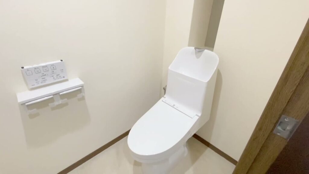 福岡県の3LDK中古マンション 3LDKの便器まわり