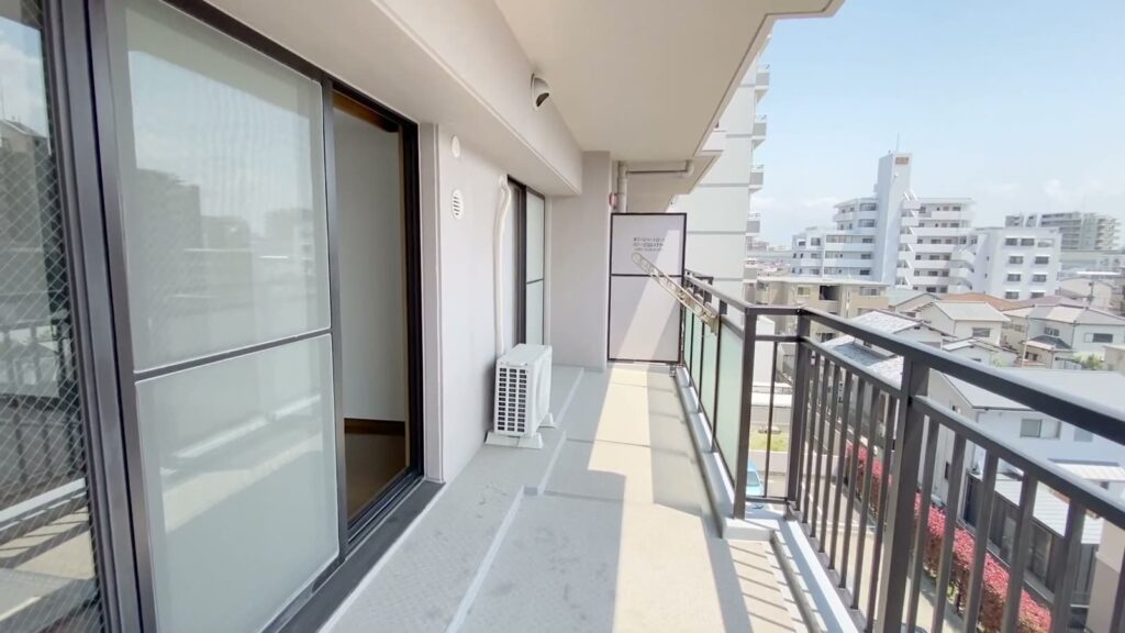 福岡県の3LDK中古マンション 3LDKのバルコニー