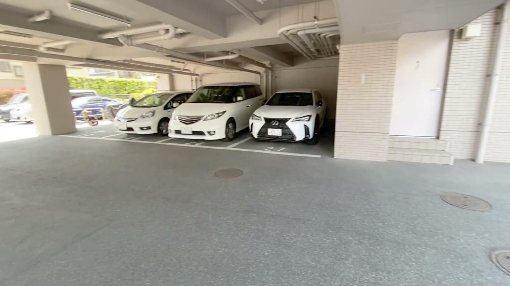 福岡県の3LDK中古マンション 3LDKの駐車場