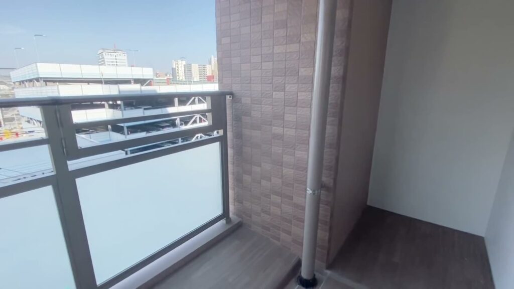 福岡市の3LDK 3LDKのバルコニーと景色