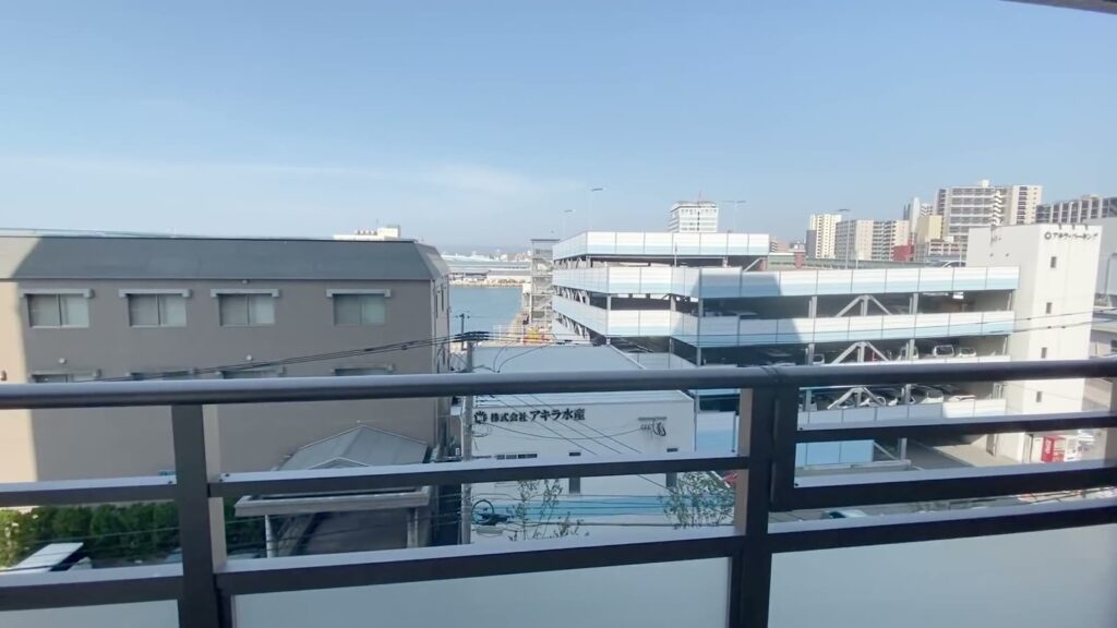 福岡市の3LDK 3LDKのバルコニーからの景色