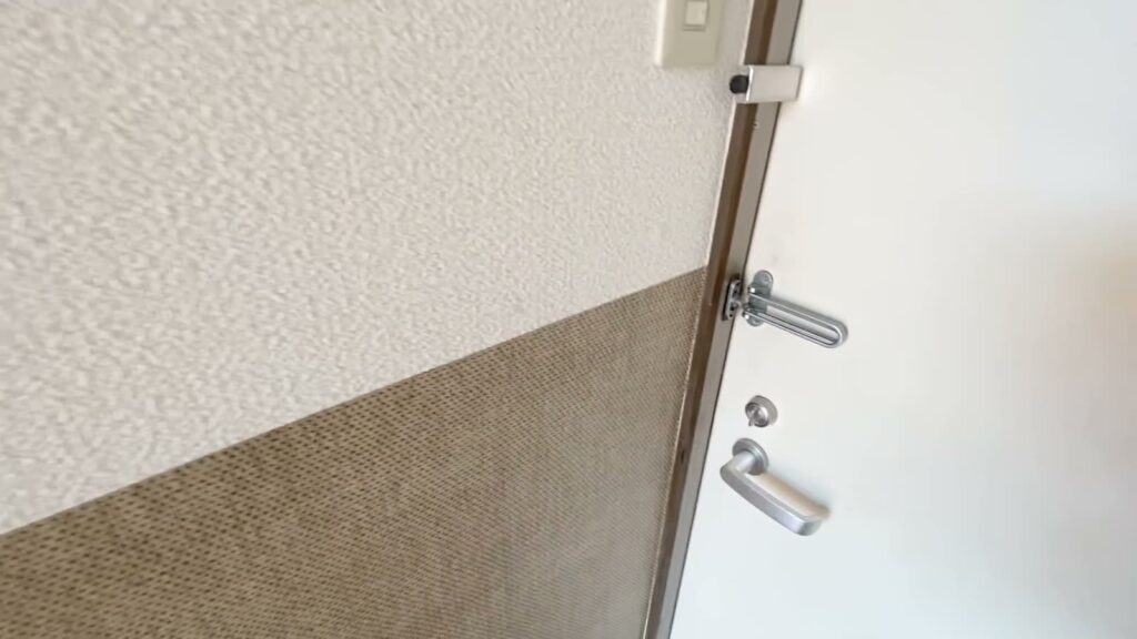 ロフト付き1K 1Kのドアの鍵