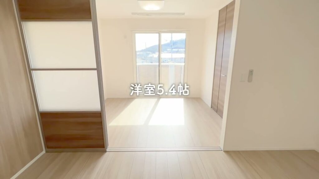 グランシエル下見 1LDKの洋室5.4帖
