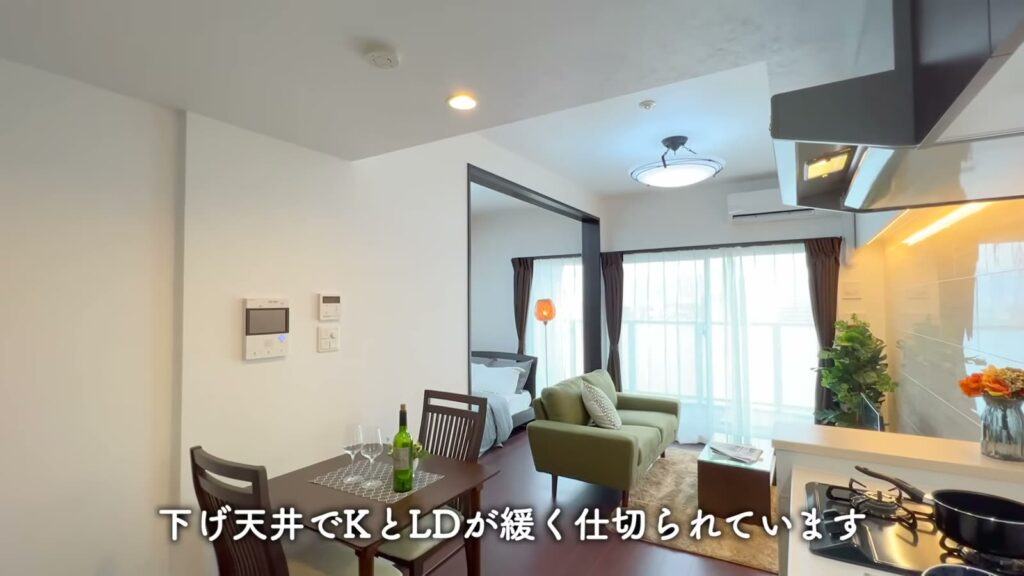 プレジオ布施ASIAN 1LDKのLDK全景
