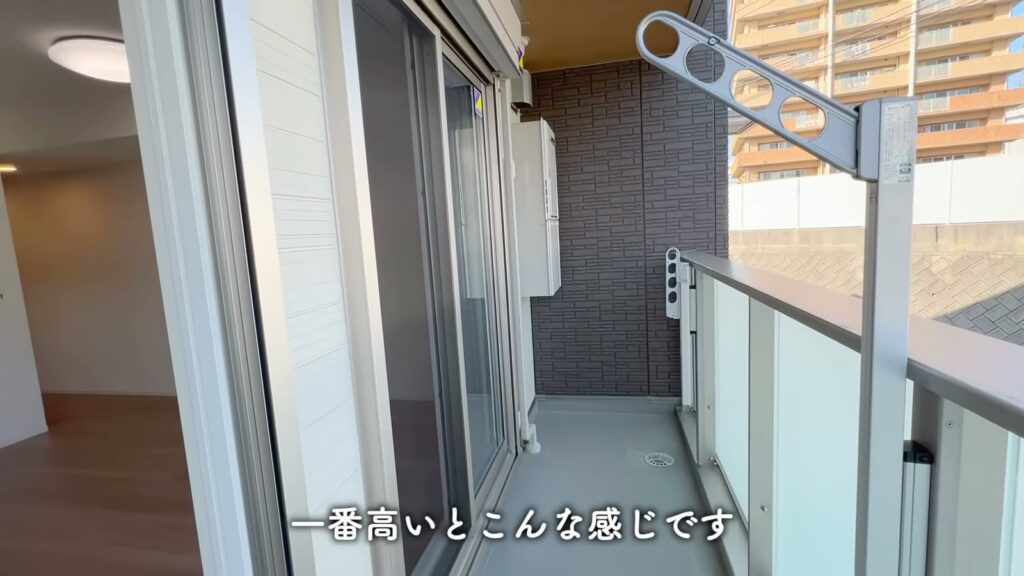 広島市東区矢賀の2LDK 2LDKの物干し金具