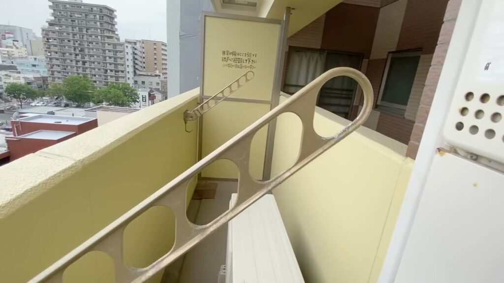 福岡県の1K 1Kの物干し金具