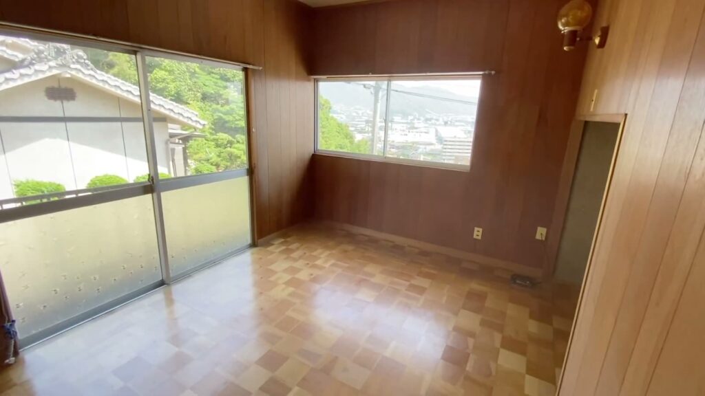 古民家の賃貸戸建て 5DKの洋室