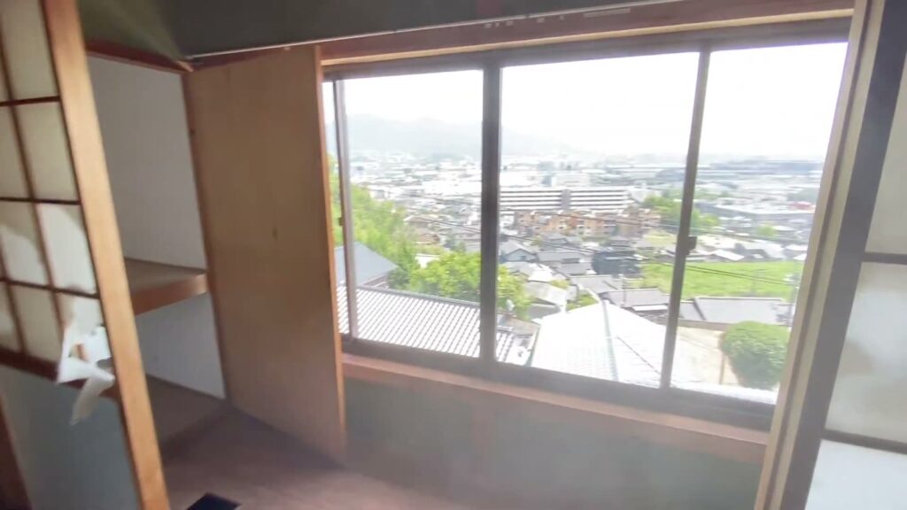 古民家の賃貸戸建て 5DKの窓