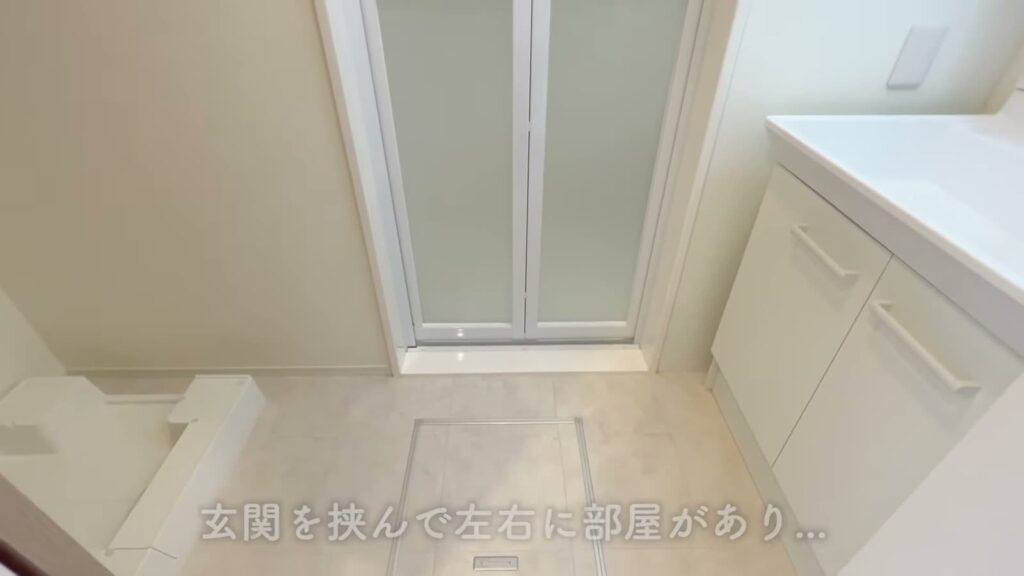 1LDKの洗面所